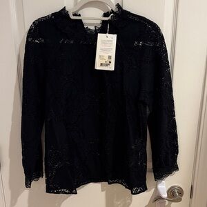 Sezane Lace Blouse